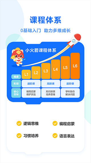 编程猫小火箭幼儿编程app