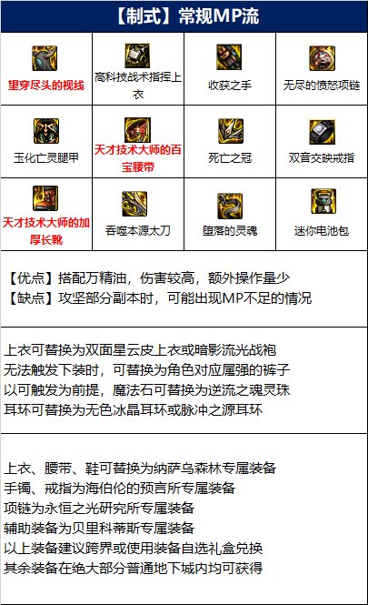 dnf110刃影武器装备怎么选择