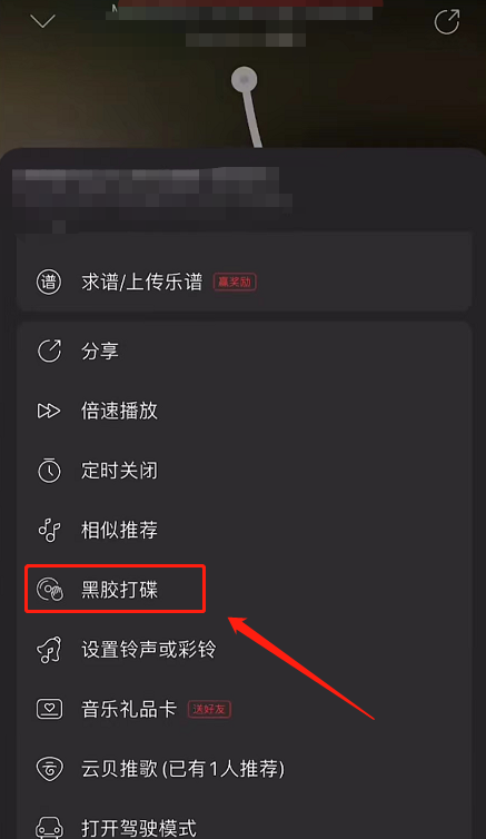 网易云音乐怎么开启黑胶打碟？网易云音乐开启黑胶打碟方法截图