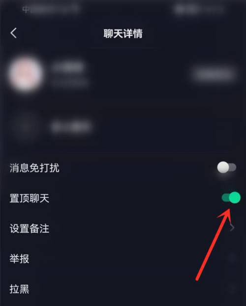 抖音如何设置好友聊天置顶?抖音设置好友聊天置顶的方法截图