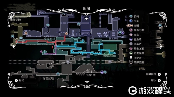 空洞骑士皇家水道在哪里 空洞骑士皇家水道地图攻略一览