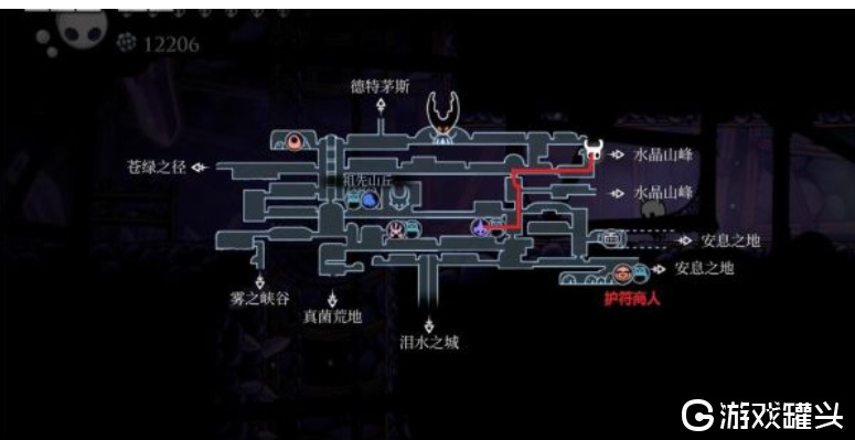 空洞骑士水晶山峰地图在哪里 空洞骑士水晶山峰怎么去